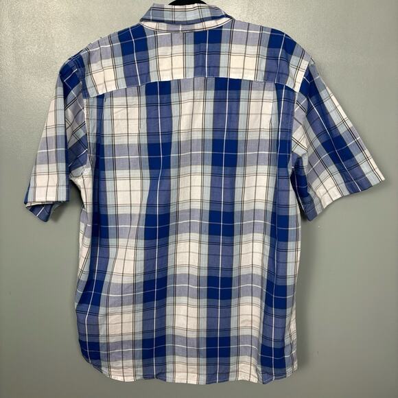 Wrangler Authentics Men's Short Sleeve Classic Plaid Shirt Large - Picture 4 of 4